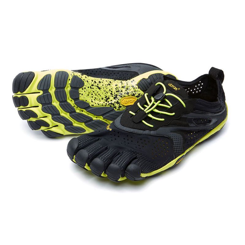 Vibram FiveFingers V-Run Férfi Futócipő - Fekete RHGT237